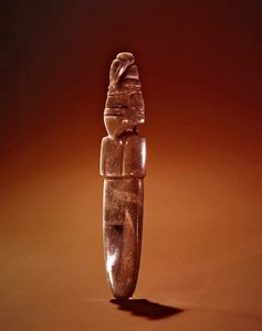Pointed-Top Bird Celt from Guacimo, Linea Vieja Area by Pre Columbian Pre Columbian